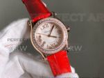 Perfect Replica Chopard Happy Sport Rose Gold Diamond Bezel 30mm Women's Watch